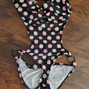 Polka dot monokini